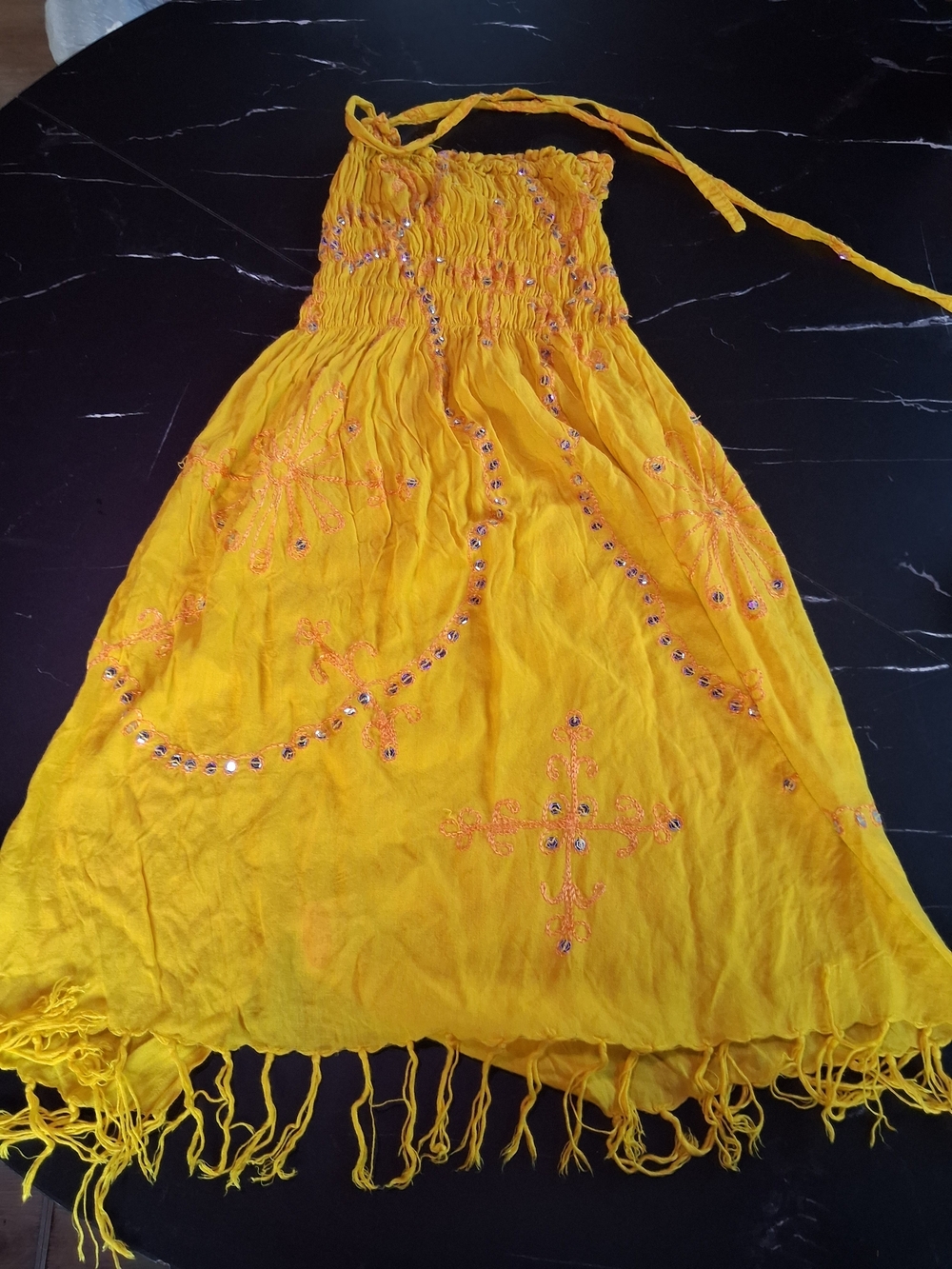 Boho Halter Dress